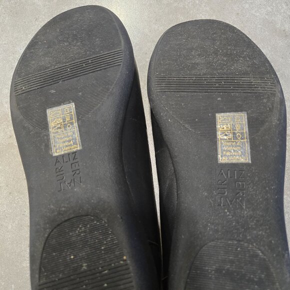 NATURALIZER  Dream Pairs Women's Leather Upper Ballet Flats - Black - Size 7.5M - Picture 15 of 15